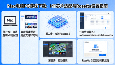 Mac电脑PG游戏下载M1芯片适配与Rosetta设置