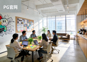 PG官网总部开放式办公环境展示创意工作氛围
